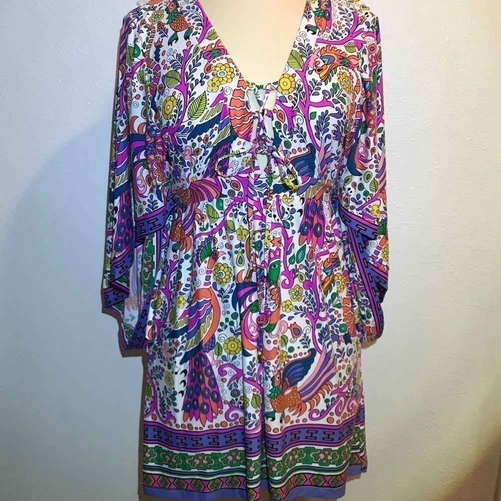 TRINA TURK swim tunic coverup multi color/purpose - Picture 4 of 7